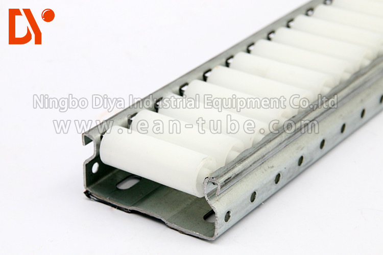 Extension Type Aluminium Roller Track White Color For Industrial Storage