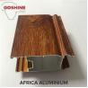 Buy cheap Industrial Wood Finish Aluminium Profiles For Polycarbonate Sheet OEM / ODM from wholesalers