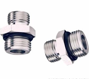 Quality Silver Pipe Lines Connect Carbon Steel Fittings for Jic Metric External Thread Inner Cone wholesale