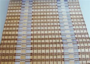 Quality Roman Style Outdoor Roll Up Bamboo Blinds Fumigation Certification wholesale