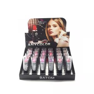 Quality Retail Cardboard POP Lipstick Eyelash Makeup Display Rack Recyclable wholesale