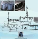 1000kg/24h Sliced Ice Machine Salt Water / Sea Water With Marine Oil Tank