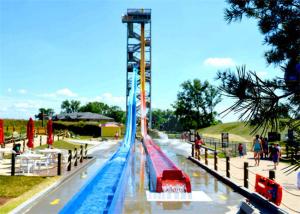 Quality 20M Speed Kamikaze Water Slide Swimming Pool Slide Combo For Adults wholesale