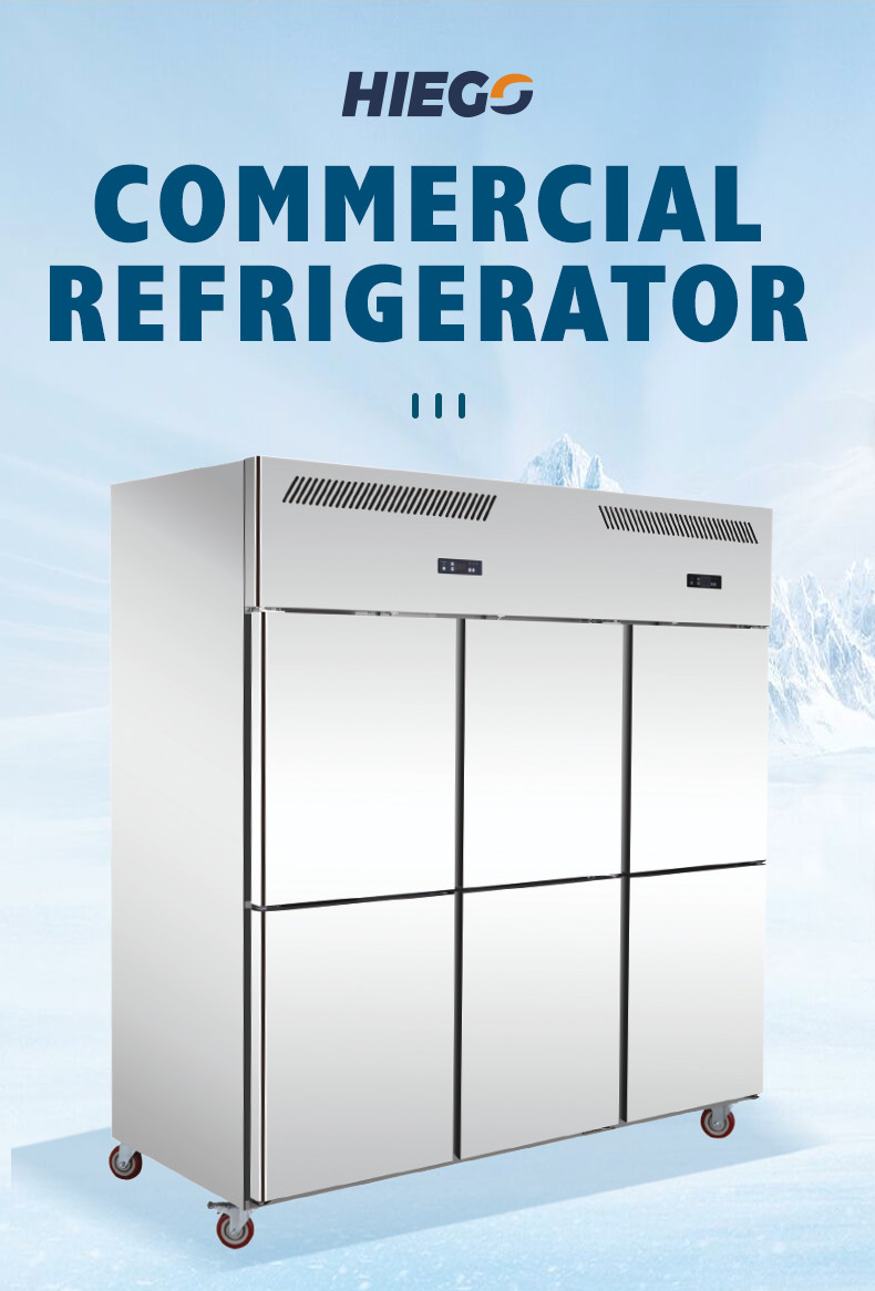 1000 Litres Commercial Upright Refrigerator Cabinet SS GN2/1 Fan Cooling