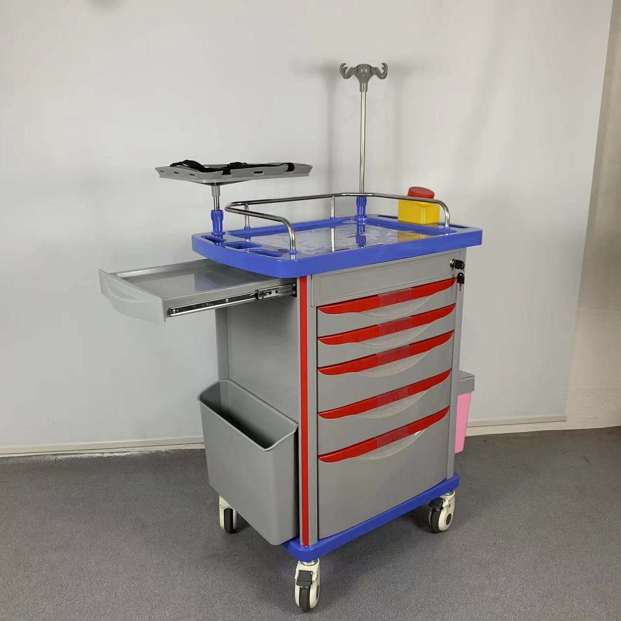 Medication Trolley Hospital Medical Emergency Trolley Crash Cart