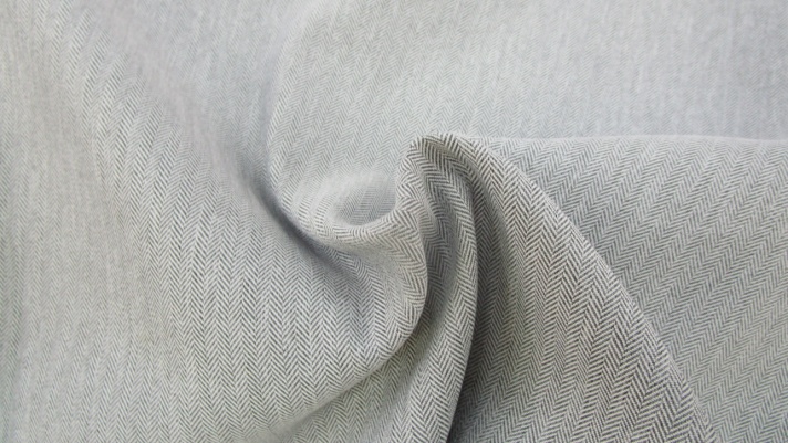 Polyester Cotton 5MM Stripes Optical White TC Anti Static Fabric For Medical Uniforms