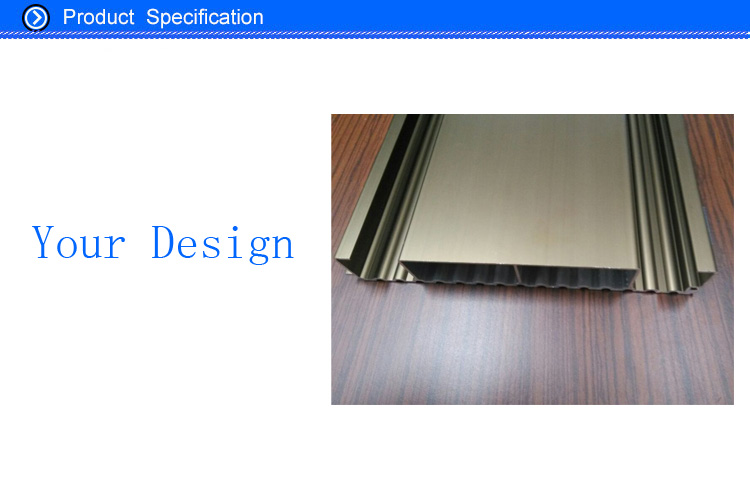 Customer Design Waterproof and Interlocking Aluminum Decking Boards , Aluminum Plank Decking