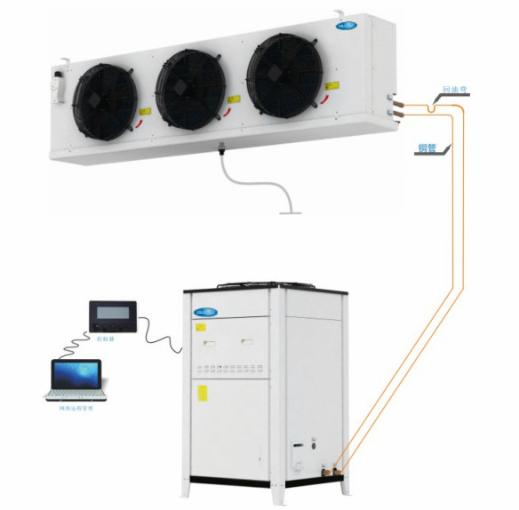 2HP Refrigeration Condensing Unit 60W Condenser Industrial Refrigeration Units