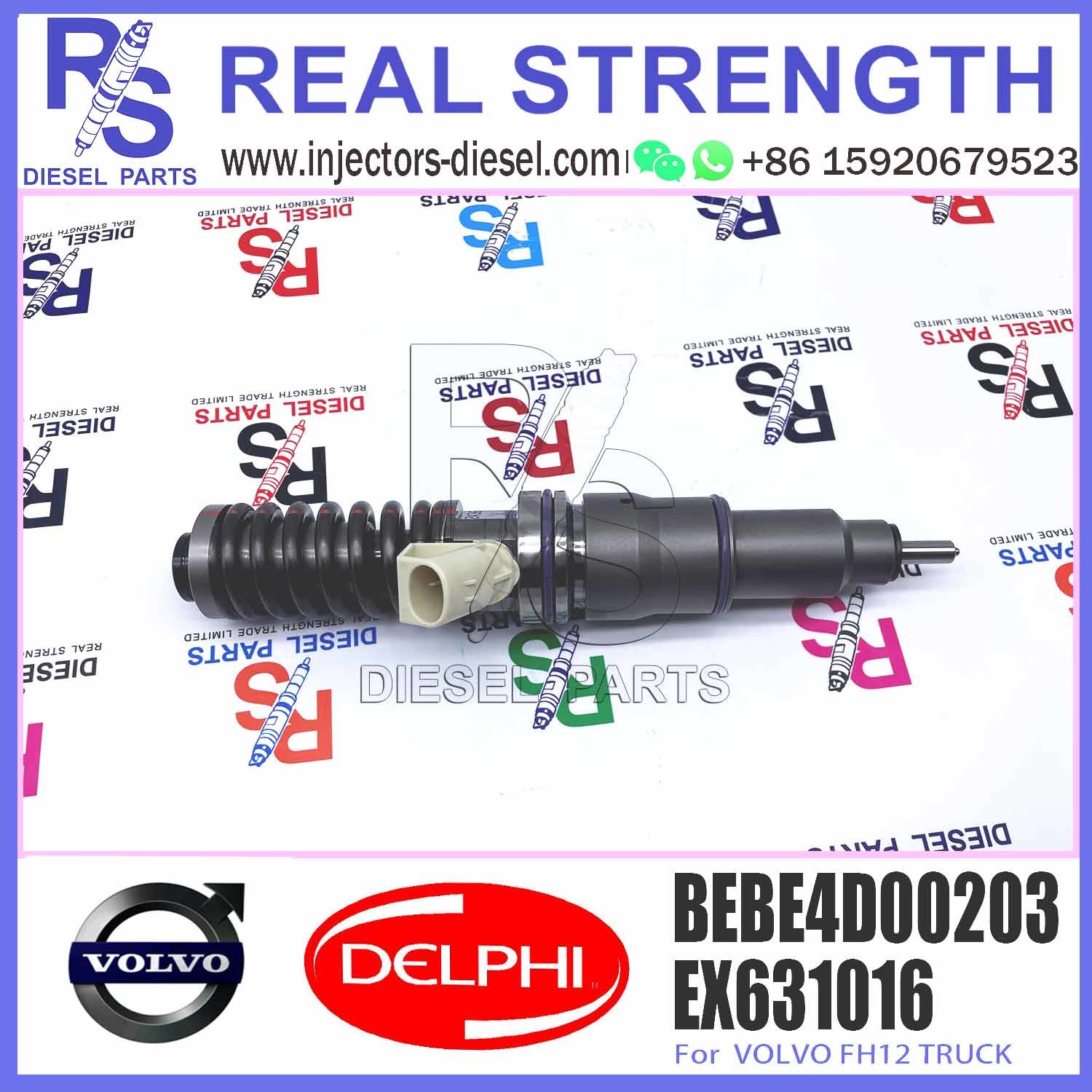 Diesel Engine Fuel Common Rail Injector 20497849 BEBE4D00203 BEBE4D00003 for V-O-L-V FH12 TRUCK 425 / 435 BHP