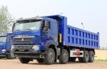 Howo Tipper Truck 12 Tires Howo T7 Dumper Leaf Spring 440hp 30-50 Tons Payload