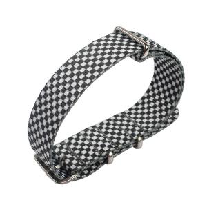 Quality Simple Nylon 20mm Watch Band , Nato Checker Stylish Watch Bands wholesale