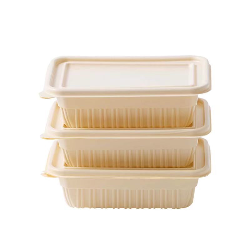 Biodegradable Eco Friendly Takeaway Boxes Waterproof And Oil Resistant