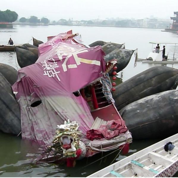 Cheap Beyond Space Limitation Durable Rubber Boat Salvage Airbags for sale