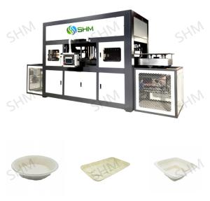 Quality Sustainable Sugarcane Bagasse Pulp Molding Tableware Machine wholesale