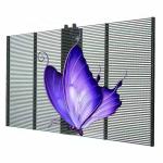 Aluminum Transparent LED Screen Panel for Clothing Store 1000*1000mm Giant