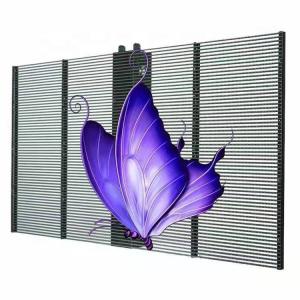 Quality Aluminum Transparent LED Screen Panel for Clothing Store 1000*1000mm Giant Indoor Display P3.91mm Refresh Rate≥3840Hz wholesale