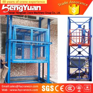 Quality factory supply guide rail chain cargo lift wholesale