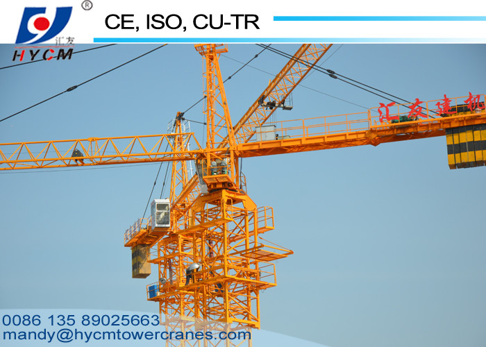 2020 Hot Factory Direct Sale 6ton Load 56m Boom Hammerhead Tower Crane Manufacturer