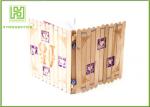 Wide Natural Wood Sticks 114 * 10 * 2mm Kids DIY Toy Color Well Polished