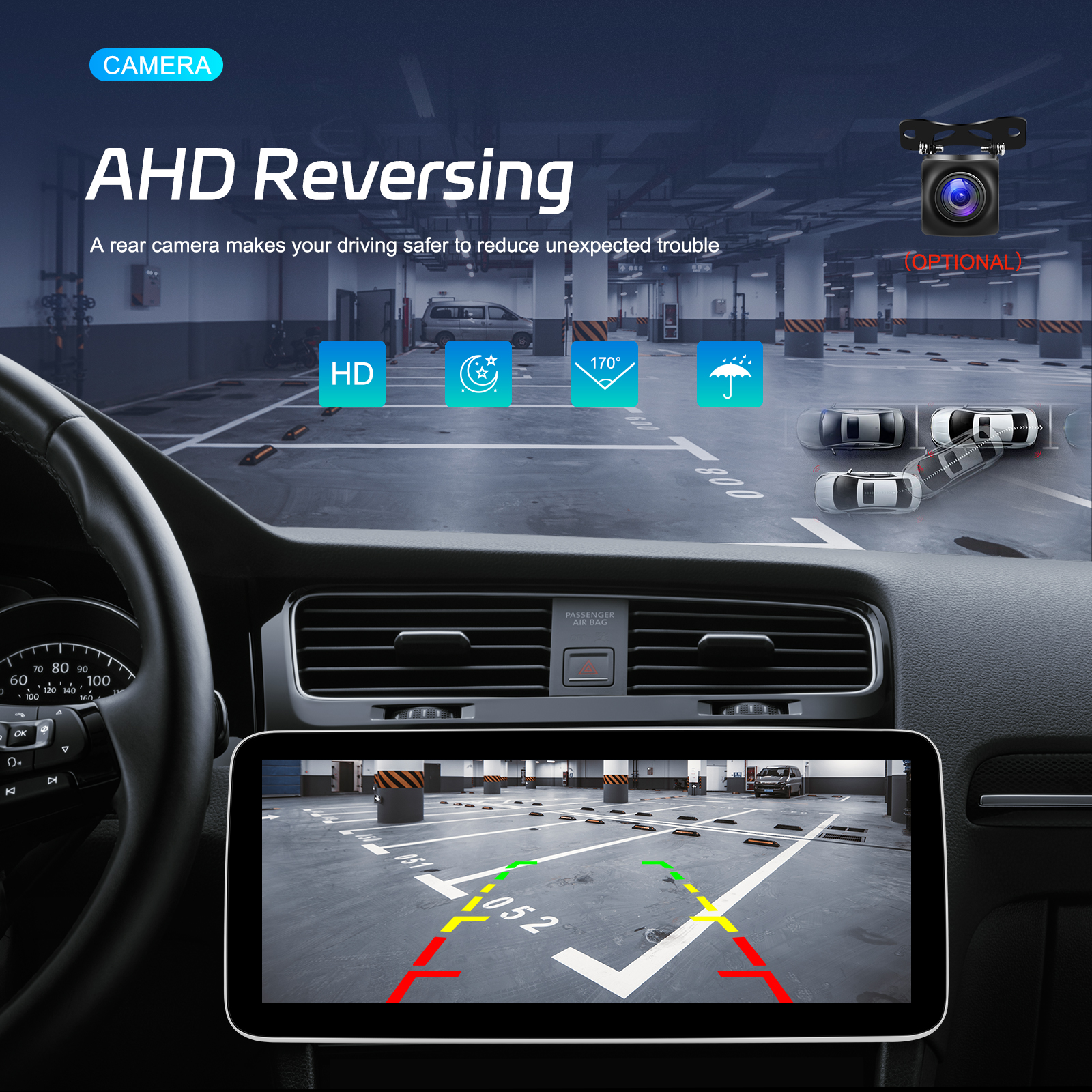12.3" Android Car Radio with 8 Core 4G 64G Carplay DSP BT WIFI Navigation GPS DVD Player
