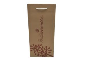 Quality Brown Kraft Personalized Wine Boxes For Gifts Environmental Protection wholesale