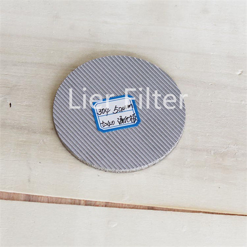 -200C-600C Temp Sintered Wire Mesh Filter High Dirt Holding Capacity