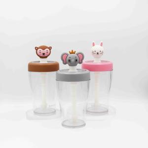 Quality Custom Logo Childrens Straw Water Bottle Gym Sports Shaker Type wholesale
