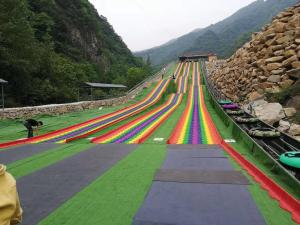 Quality Leap Rainbow Slides Playground For Teenagers Or Adults wholesale
