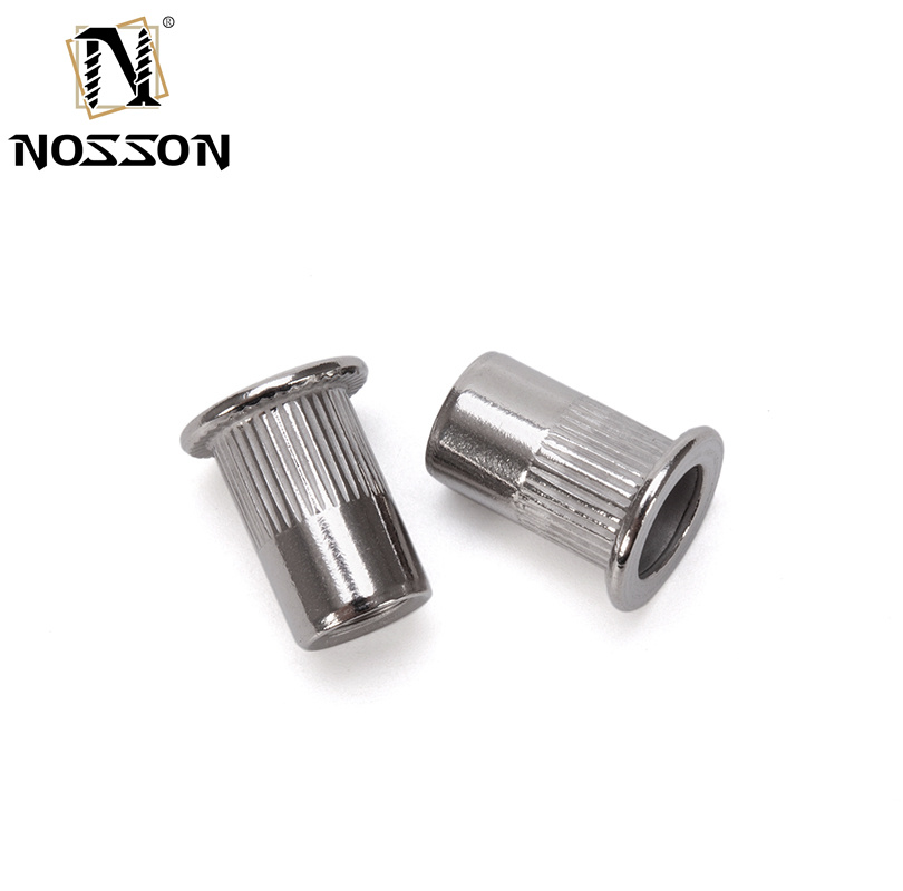 Metric Measurement System Threaded Insert Nut for Automotive Furniture SS304 Stainless Steel M6/M8/M10 Plain Finish