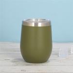 Egg Shape 304 201 Stainless Steel Thermos Cup Tumbler 12oz