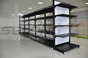 Quality Professional Retail Double Sided Gondola Shelving Units 100kg - 150kg Capacity wholesale