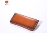 Vegetable Tanned Leather Wallet Mens Long Wallet Womens Leather Wallets
