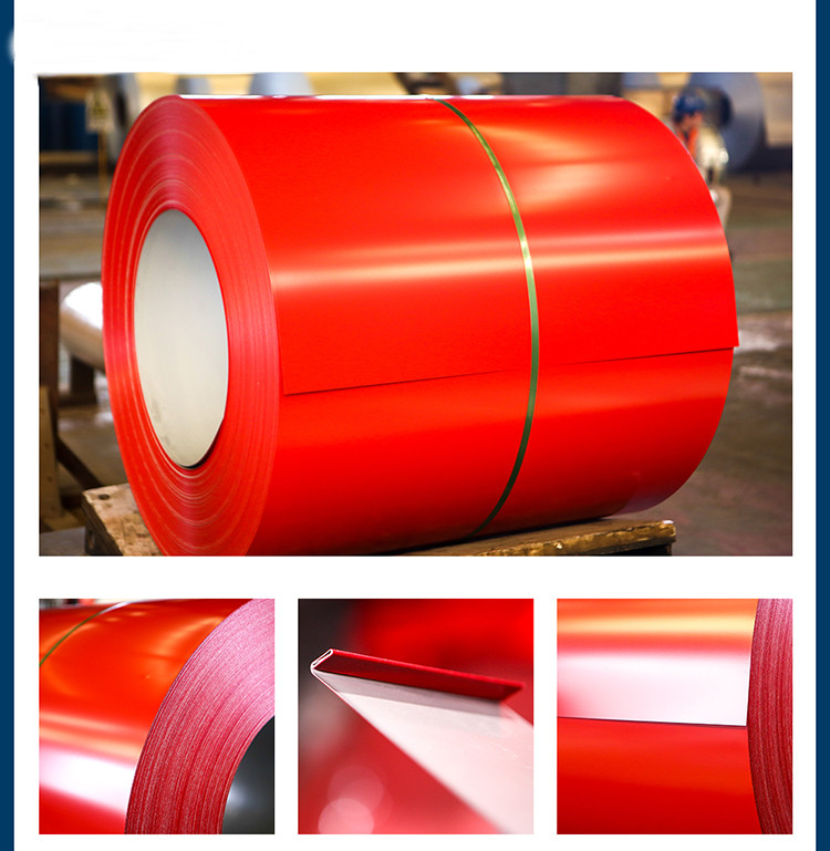 Bending PPGI Color Coated Steel Coil Anticorrosive AiSi Standard
