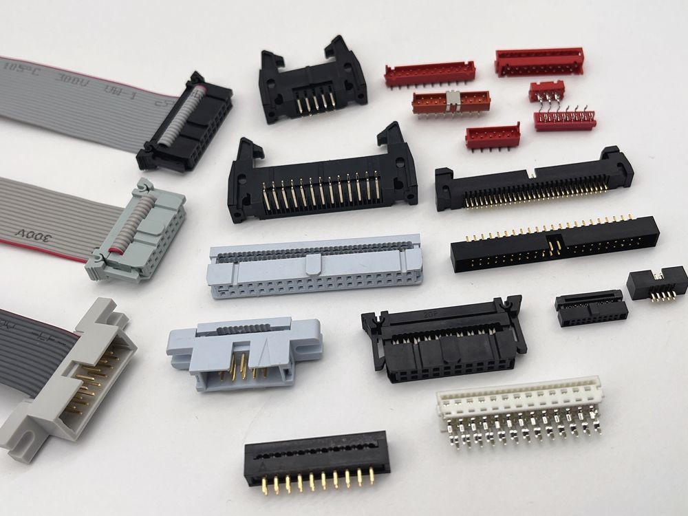 2.0mm 40 Pin IDC Flat Ribbon Cable Assembly With Tinned Copper Wire Conductor
