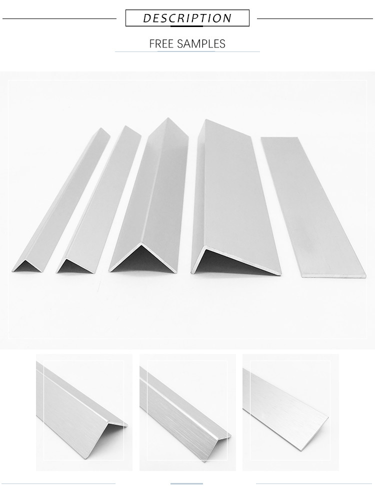 Home Decoration Aluminium Angle Profile Aluminum Corner Guards For Ceramic Wall