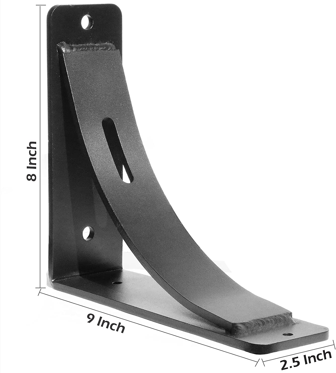 Powder Coated Heavy Duty Steel Shelf Brackets 450LBS Load Capacity Metal Triangle Bracket