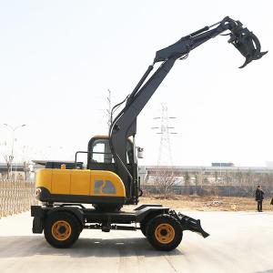 Quality ZHONGMEI 7tone Wheel Excavator Construction Machinery 35km/h Wheeled Digger wholesale
