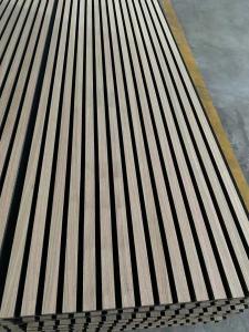 Quality Oak Veneer Wood Acoustic Panels Sound Absorbing Acoustic Insulation wholesale