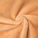 Solid Orange Single Side Shu Velveteen Fabric 150gsm Short Plush For Pillowslip
