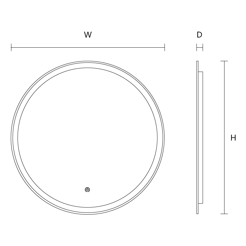 Hotel Bathroom Accessories Round Wall Barber Station Fogless Shower Mirror Design