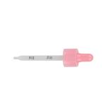 Transparent Plastic Cosmetic Dropper 18/410 Rubber Tipped Graduated Plastic