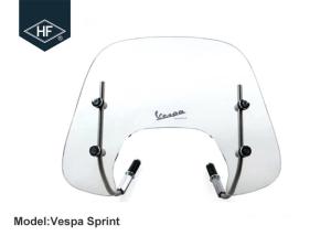 Quality Scooter Aftermarket Motorcycle Accessories Windshield Air Flow Wind Deflector For Vespa GTS Sprint LX S Privamera wholesale