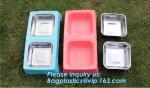 FDA certified Dog Bowls, Stainless Steel Dog Food Bowl with No Spill Non-Skid