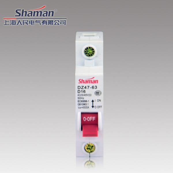 High quality good price DZ47-63D-1P-16A Mini circuit breaker,murray circuit
