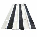 Industrial Customized H-shape Aluminum Alloy Nylon Strip Brush For Door Bottom