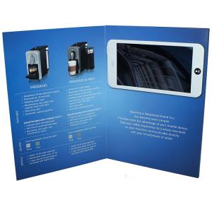 Quality Free Sample Limited 4.3 inch 1GB Skilful CMYK printing video invitation card video brochure with 1000mah LI-battery wholesale