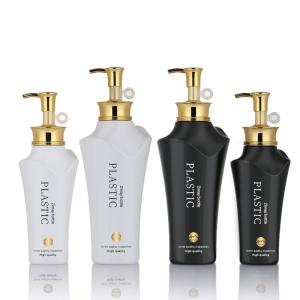 Quality Wholesale PET unique hibiki black kylie cosmetics custom lotion packaging gold pump shampoo bottle wholesale