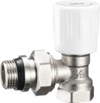 4301 Multi-turn Brass Angle TRV Valve Radiator Supply Valve DN15 Nickel Plated