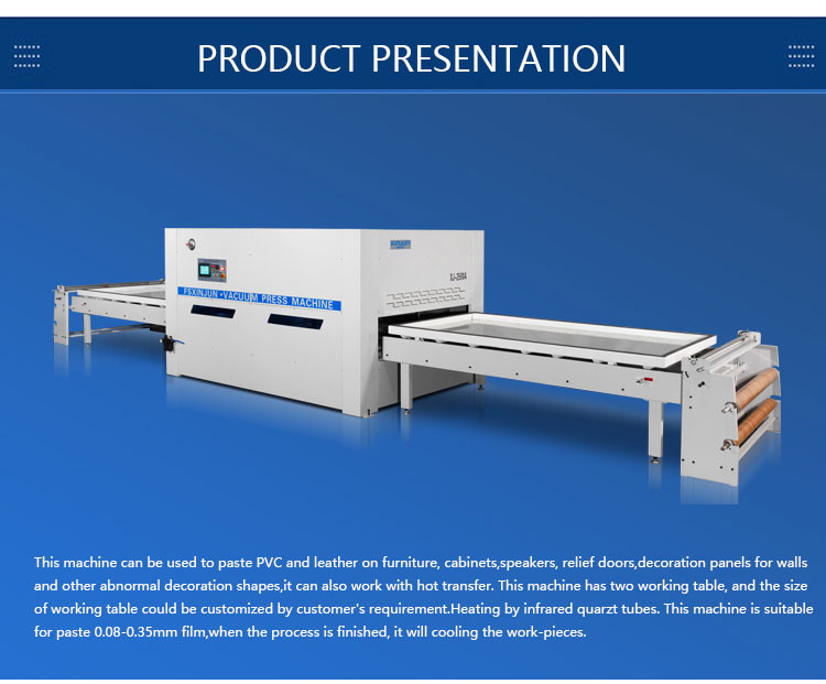 Negative Vacuum Press Machine Rapid Automatic Wood Hot Press Machine 1300×2500mm