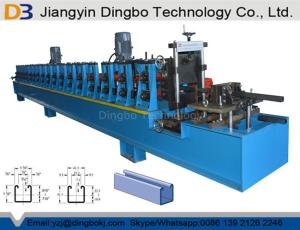 Quality C Shaped Steel Strut Channel Metal Roll Forming Machine For 41x41 &amp; 41x21 Strut Sections wholesale